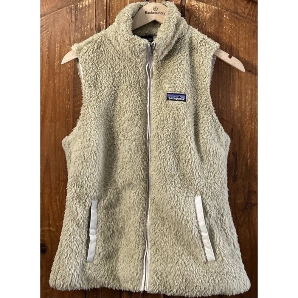 Women's Patagonia Los Gatos Vest Fleece Full Zip Size Medium 25216 Pockets